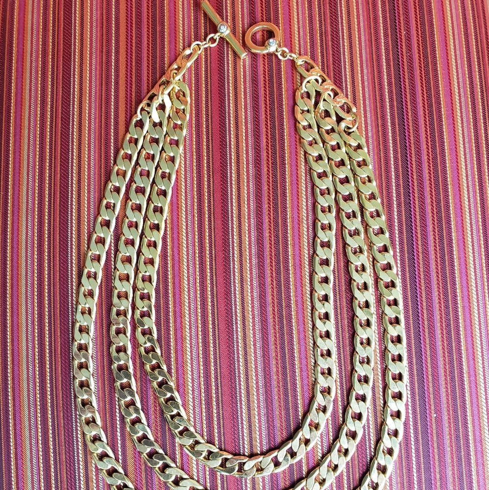 Women's Henri Bendel Gold Link Layered Necklace